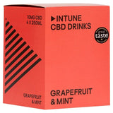 INTUNE Grapefruit &amp;amp; Mint Sparkling CBD Drink   4 x 250ml