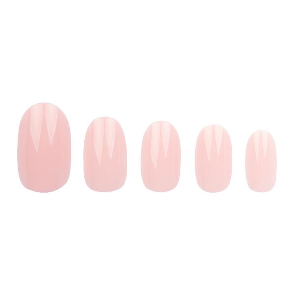 Invogue Baby Pink Oval Nails - Pack of 24