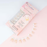 Invogue Bare French Coffin Nails - Pack of 24