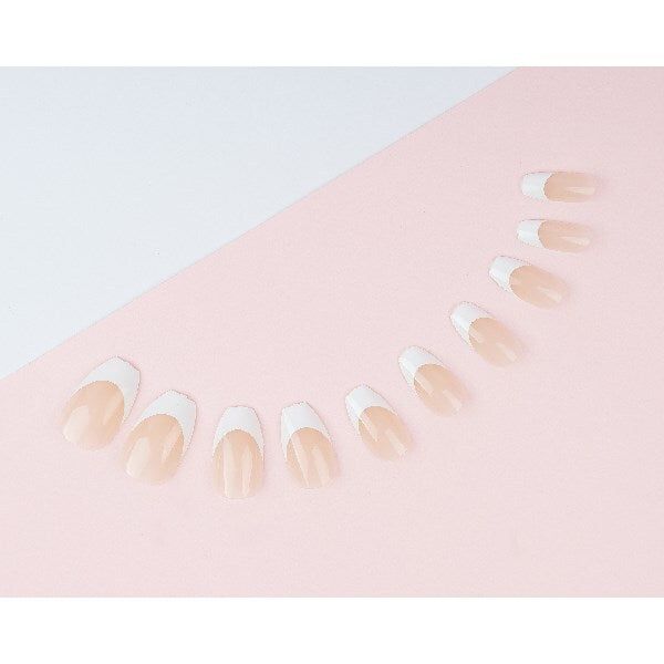 Invogue Bare French Coffin Nails - Pack of 24
