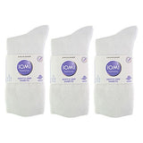 IOMI 6 Pairs Ladies Seamless Diabetic Bamboo Socks 4-8 UK