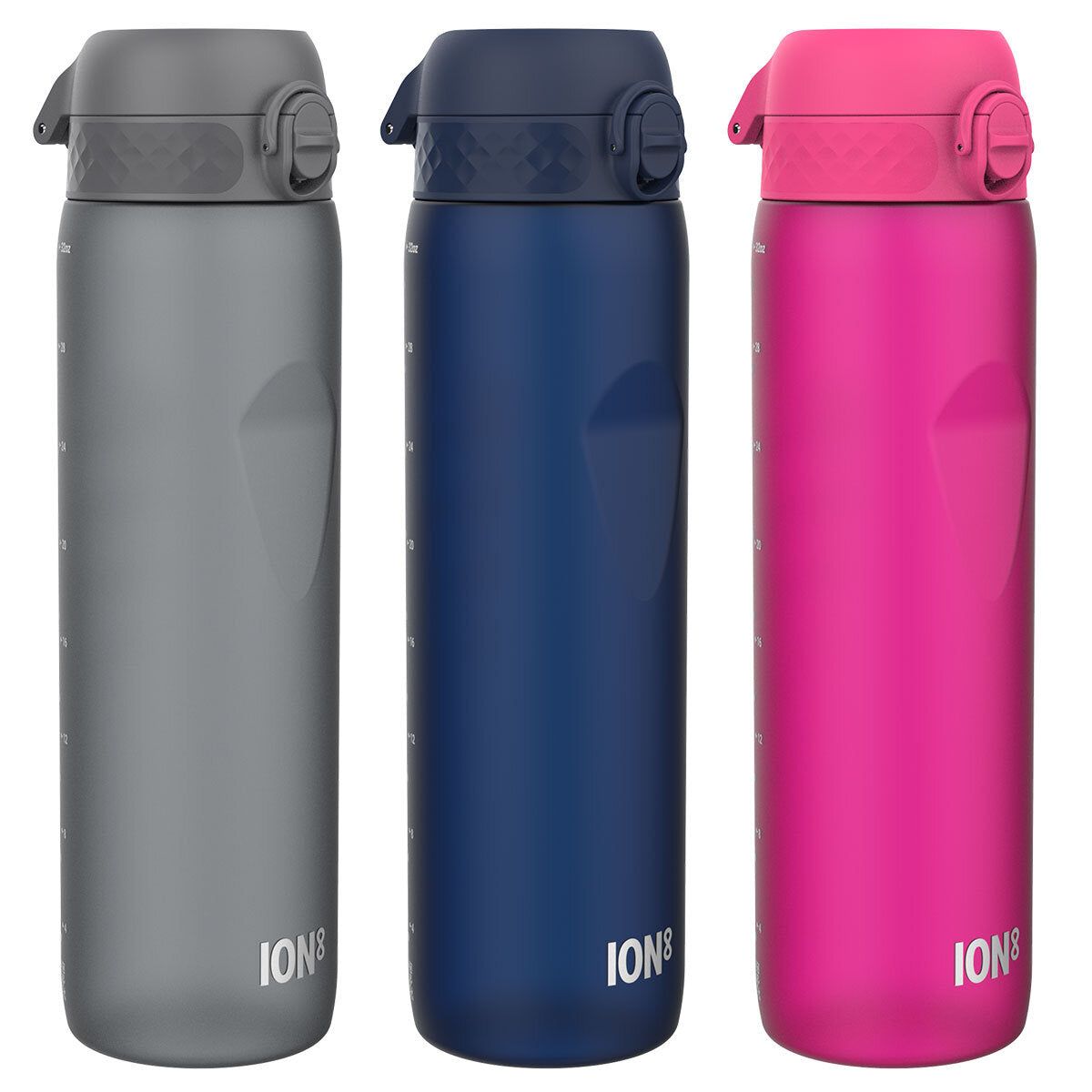 Ion8 Recyclon&amp;trade; Leakproof 1L Water Bottle, 3 Pack