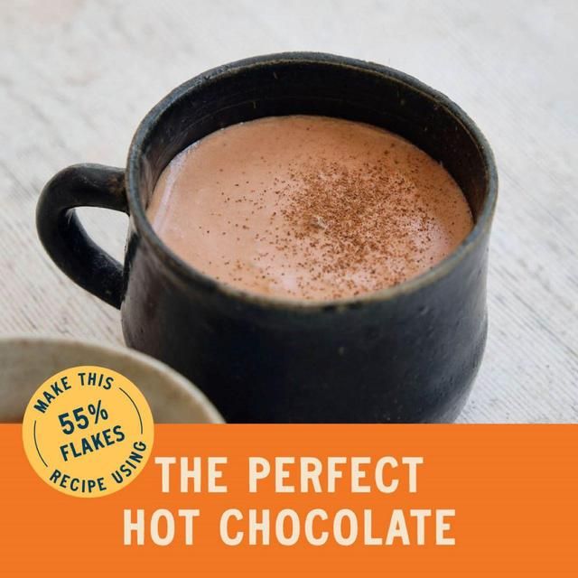 Islands Chocolate 55% Dark Hot Chocolate Flakes   200g