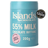 Islands Chocolate 55% Milk Chocolate Button Tin   200g