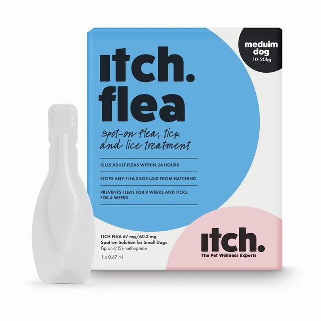 Itch Flea Medium Dog Spot-On Flea &amp;amp; Tick treatment (10-20kg)