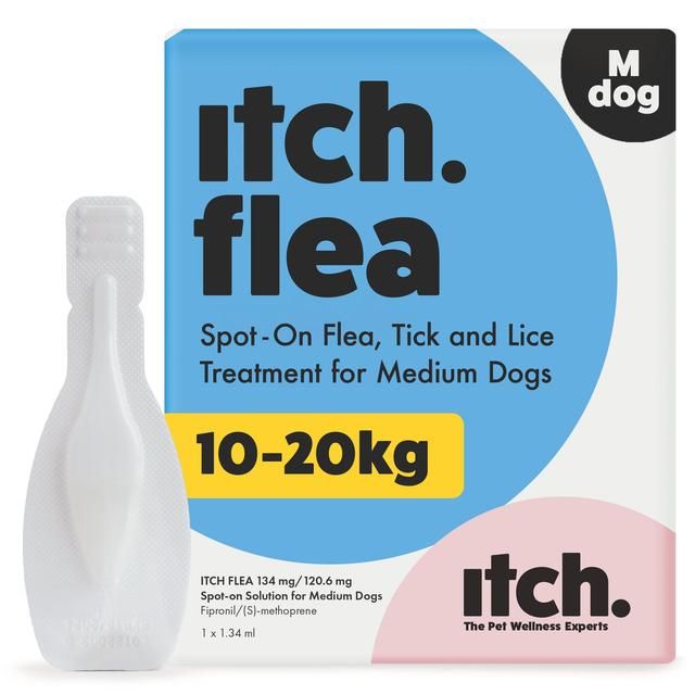 Itch Flea Medium Dog Spot-On Flea &amp;amp; Tick treatment (10-20kg)