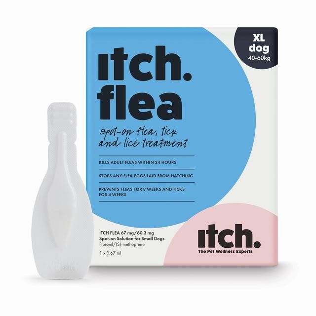 Itch Flea XL Dog Spot-On Flea &amp;amp; Tick treatment (40kg+)