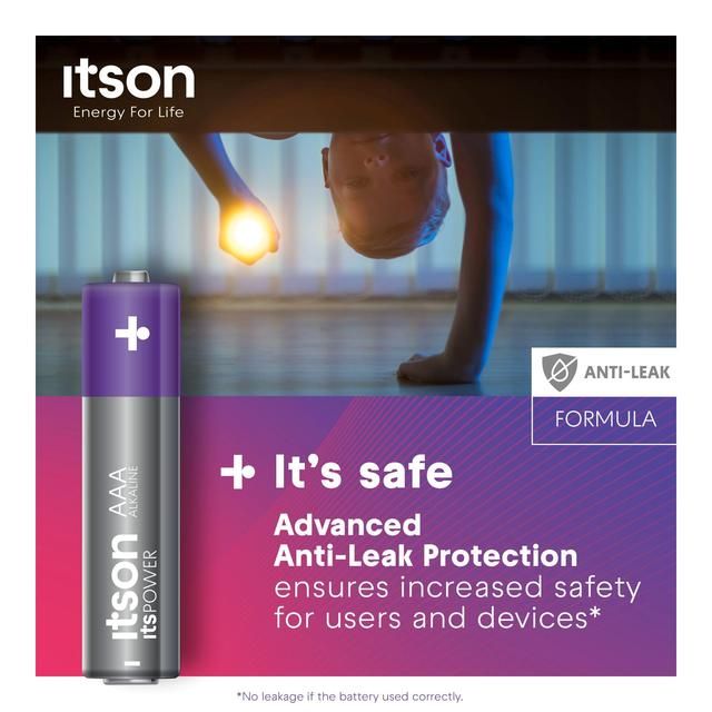 itson Itspower 10 AAA Alkaline Battery   10 per pack