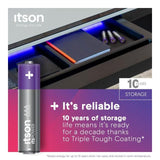 itson Itspower 8 AAA Alkaline Battery   8 per pack
