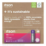 itson Itspower AA 10 Alkaline Battery   10 per pack