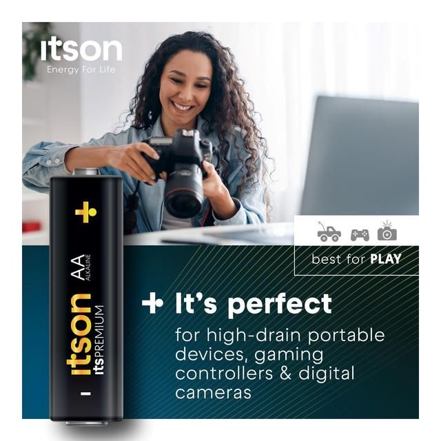 itson Itspremium 10 AA Alkaline Battery   10 per pack
