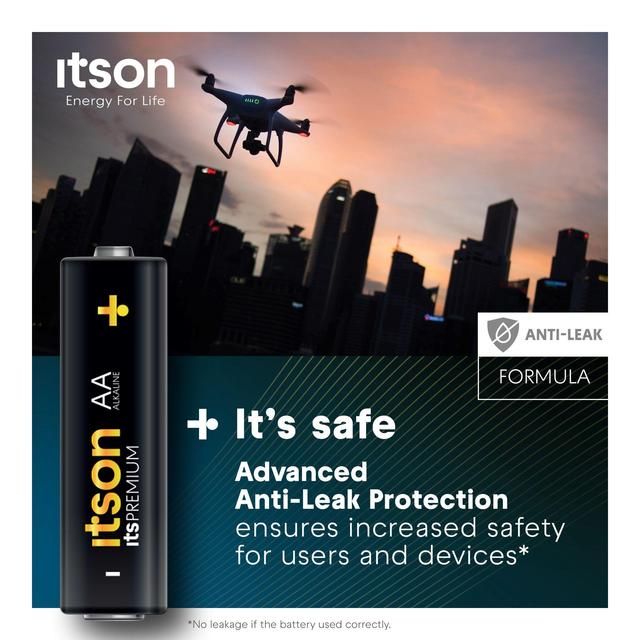 itson Itspremium 8 AA Alkaline Battery   8 per pack