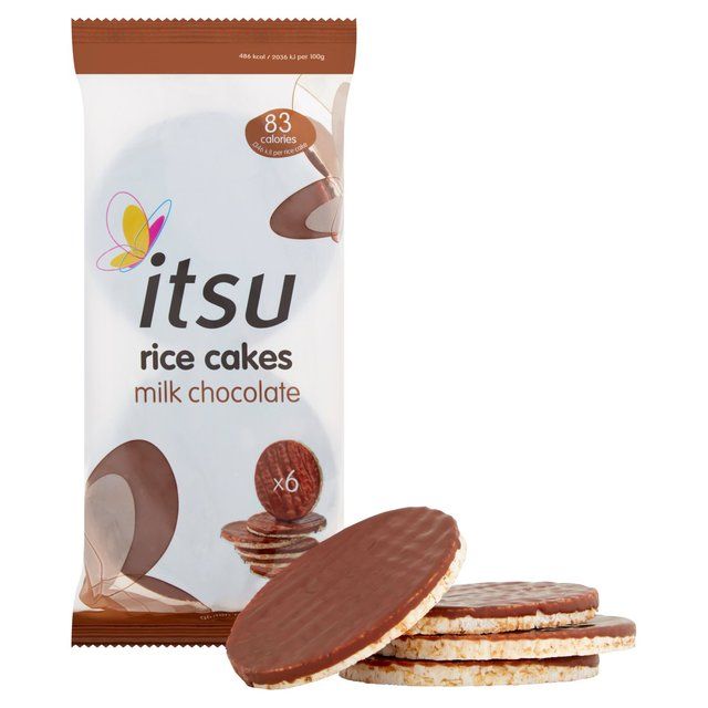 Itsu Milk Chocolate Rice Cakes   100g