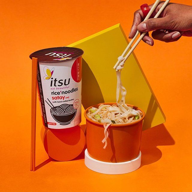 Itsu Satay Rice Noodles Cup   64g