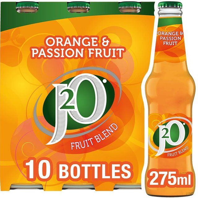J2O Orange &amp;amp; Passion Fruit   10 x 275ml