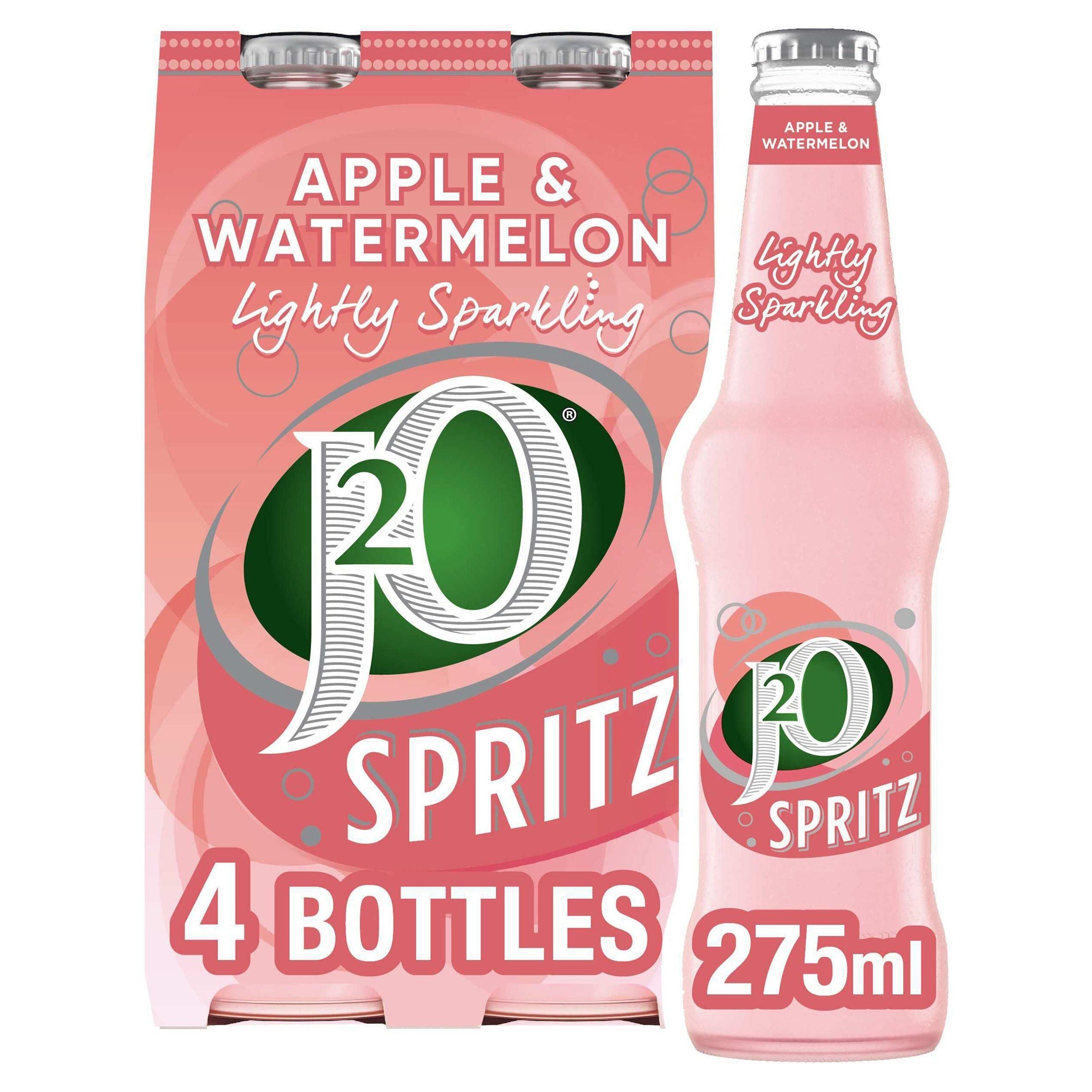 J2O Spritz Apple &amp;amp; Watermelon Sparkling Juice Drink 4x275ml