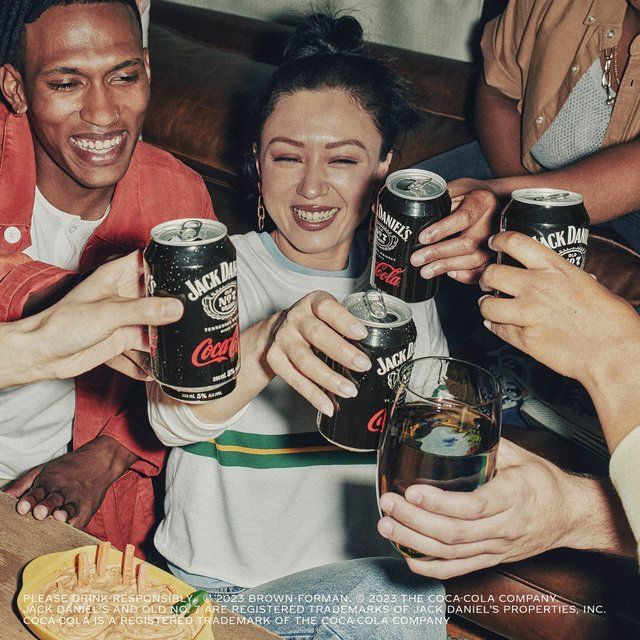 Jack Daniel's &amp;amp; Coca-Cola Zero Sugar   330ml