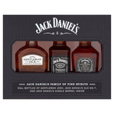 Jack Daniel's Family of Brands Miniatures Pack   3 x 5cl