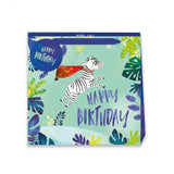 Jack &amp;amp; Lily Zebra Medium Gift Bag