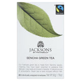 Jacksons of Piccadilly Fairtrade Sencha Green Tea 20 Tea Bags   20 per pack