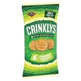 Jacob's Crinklys Cheese &amp;amp; Onion Multipack Snacks   6 per pack