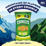 Jacob's Crinklys Cheese &amp;amp; Onion Multipack Snacks   6 per pack