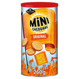 Jacob's Mini Cheddars Original Cheese Baked Snacks Tub   260g