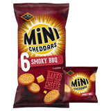 Jacob's Mini Cheddars Smoky BBQ Baked Snacks Multipack   6 per pack