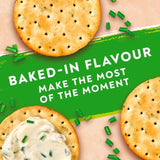 Jacob's Savours Sour Cream &amp;amp; Chive Crackers   150g