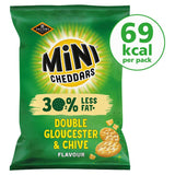 Jacobs Mini Cheddars 30% Less Fat Double Gloucester &amp;amp; Chive Snacks 115g