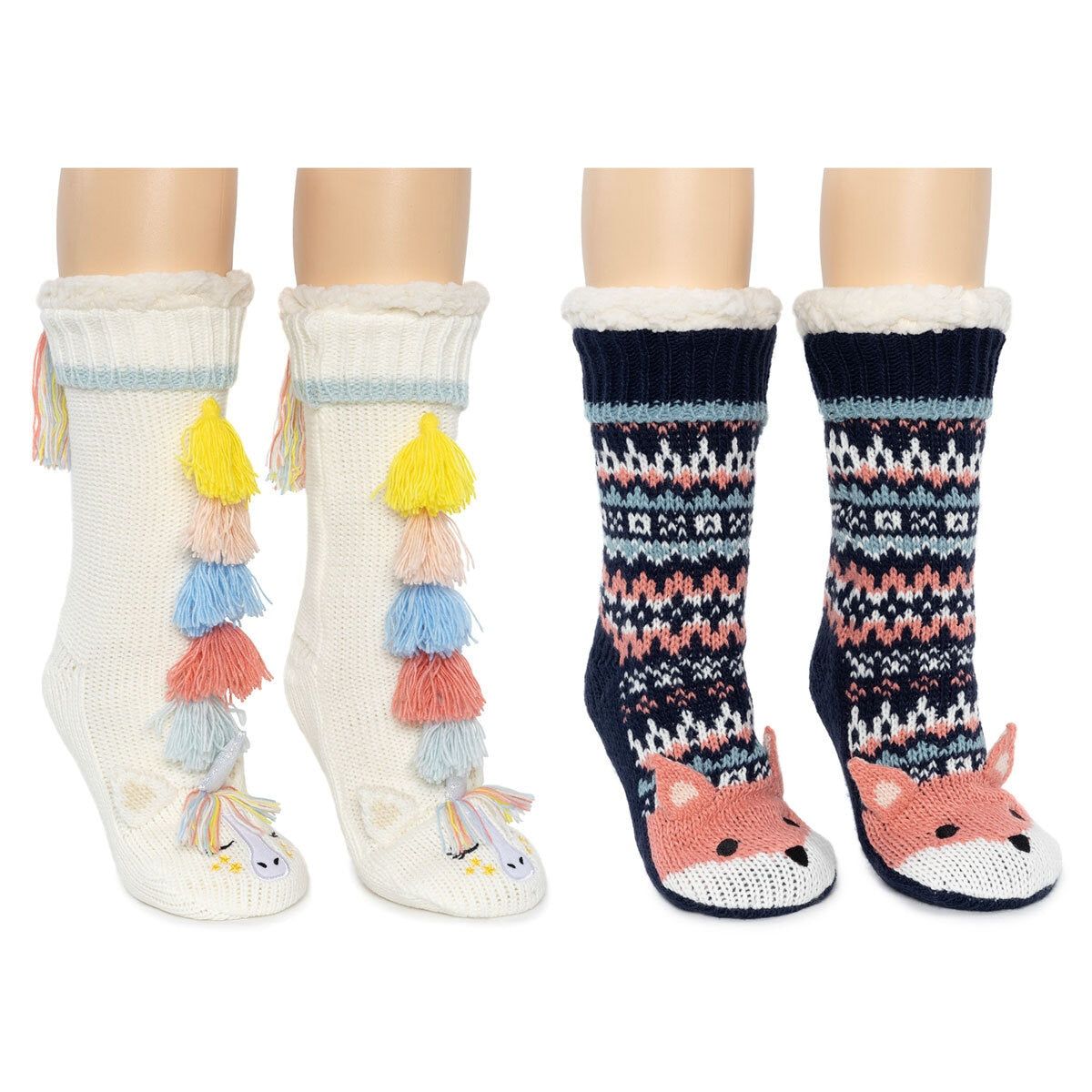 Jane &amp;amp; Bleecker Ladies Critter Sock, 2 Pack