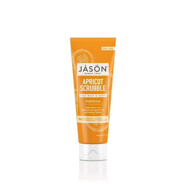 Jason Vegan Apricot Facial Wash &amp;amp; Scrub   128ml