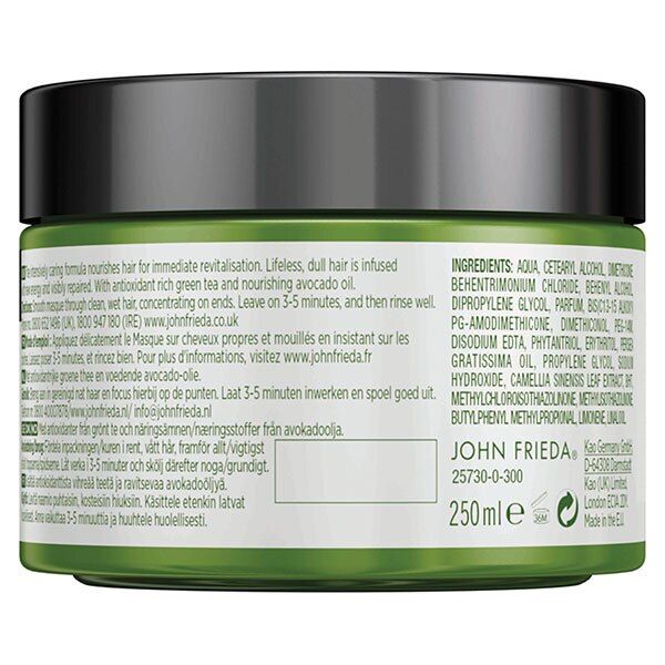 John Frieda Detox &amp;amp; Repair Hair Masque 250ml