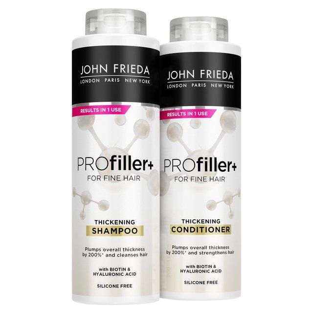 John Frieda Pro Filler+ Shampoo &amp;amp; Conditioner Twin Pack   2 x 500ml