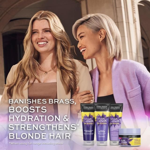 John Frieda Sheer Blonde Correcting Purple Shampoo &amp;amp; Conditioner Twin Pack   2 x 500ml