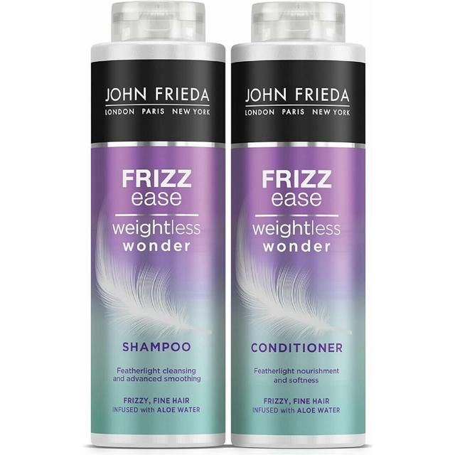 John Frieda Weightless Wonder Smoothing Shampoo &amp;amp; Conditioner Twin Pack   2 x 500ml