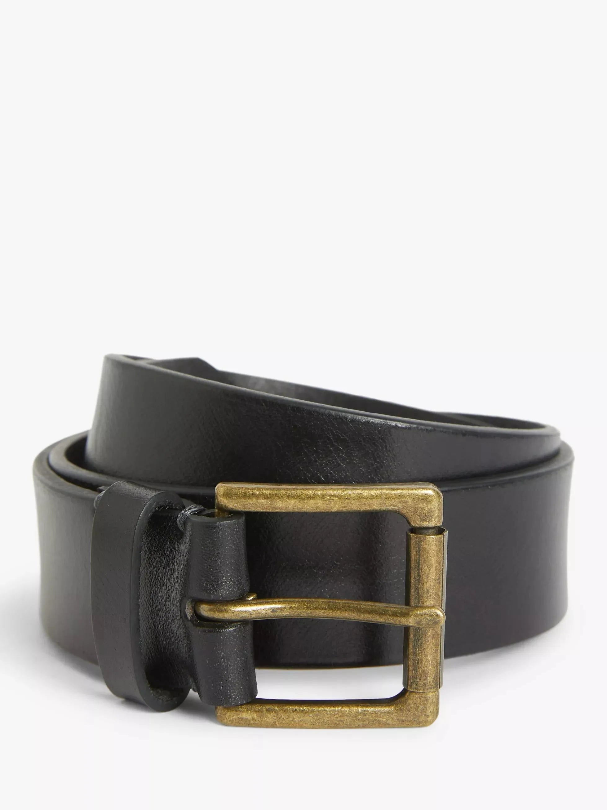 John Lewis 35mm Roller Buckle Leather Belt - McGrocer
