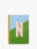 John Lewis A5 Colour Block Initial Notebook