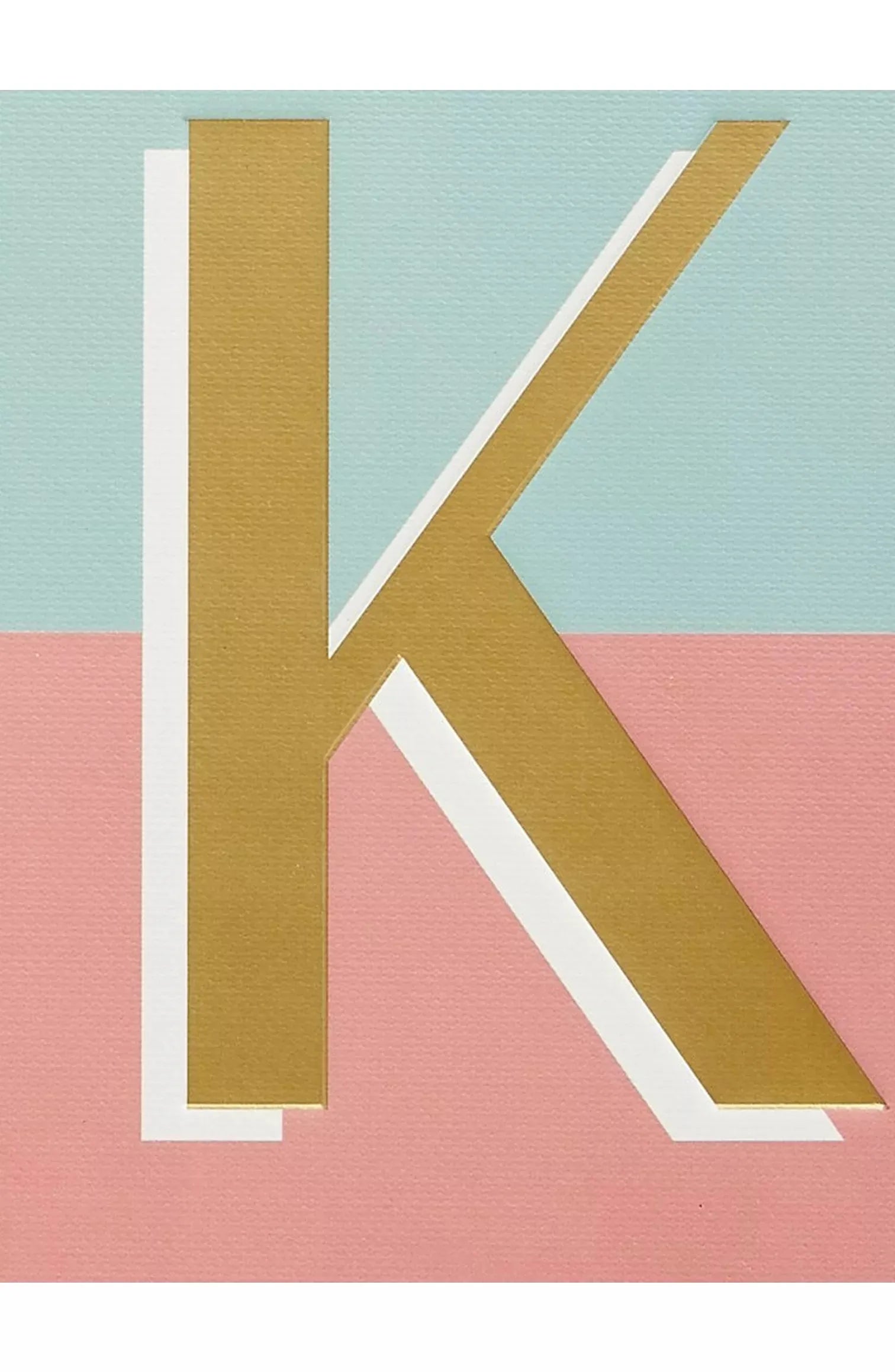 John Lewis A5 Colour Block Initial Notebook K