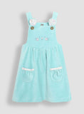 JOJO MAMAN B&amp;Eacute;B&amp;Eacute; 2 Piece Mouse Velour Pinafore Dress &amp;amp; Top Set 18-24 months