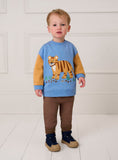 JOJO MAMAN B&amp;Eacute;B&amp;Eacute; Tiger Applique Sweatshirt &amp;amp; Jogger Set 6-7 Years