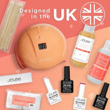 JoLee Gel Nail Polish Set 4x10ml - 2 Colours + Top &amp;amp; Base
