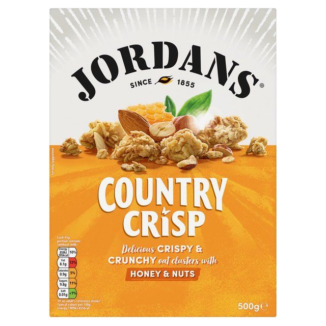Jordans Country Crisp Honey &amp;amp; Nuts Breakfast Cereal   500g