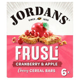 Jordans Cranberry &amp;amp; Apple Frusli Cereal Bars   6 x 30g