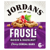 Jordans Frusli Raisins &amp;amp; Hazelnuts Chewy Cereal Bars 6x30g
