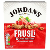 Jordans Red Berries Frusli Cereal Bars   6 x 30g