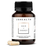 JSHealth Hair + Energy Vegetarian Hard Capsules 30s