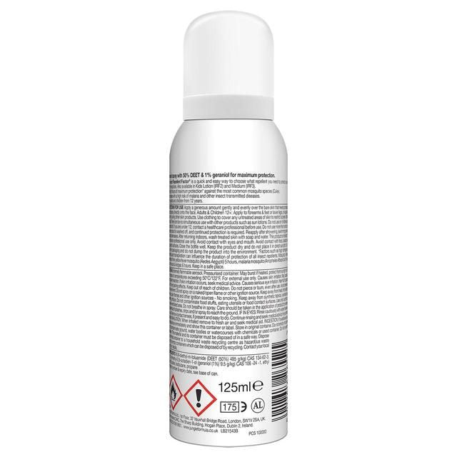 Jungle Formula Maximum Aerosol Insect Repellent   125ml