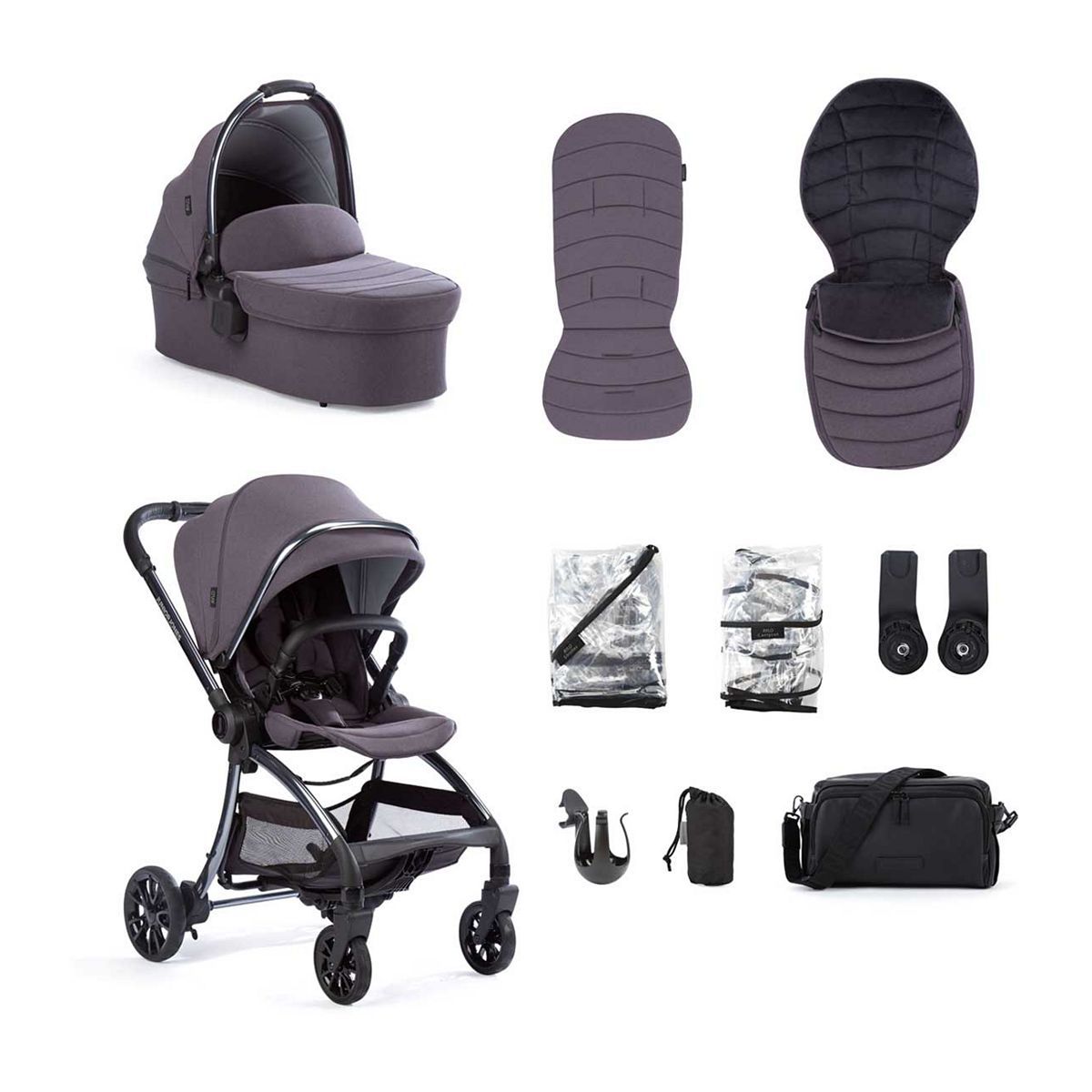 Junior Jones Aylo Essential Stroller Bundle &amp;ndash; Dark Slate
