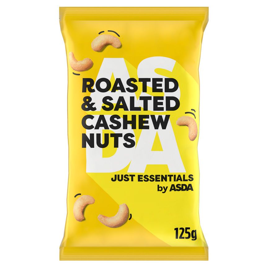 JUST ESSENTIALS by ASDA Roasted &amp;amp; Salted Cashew Nuts